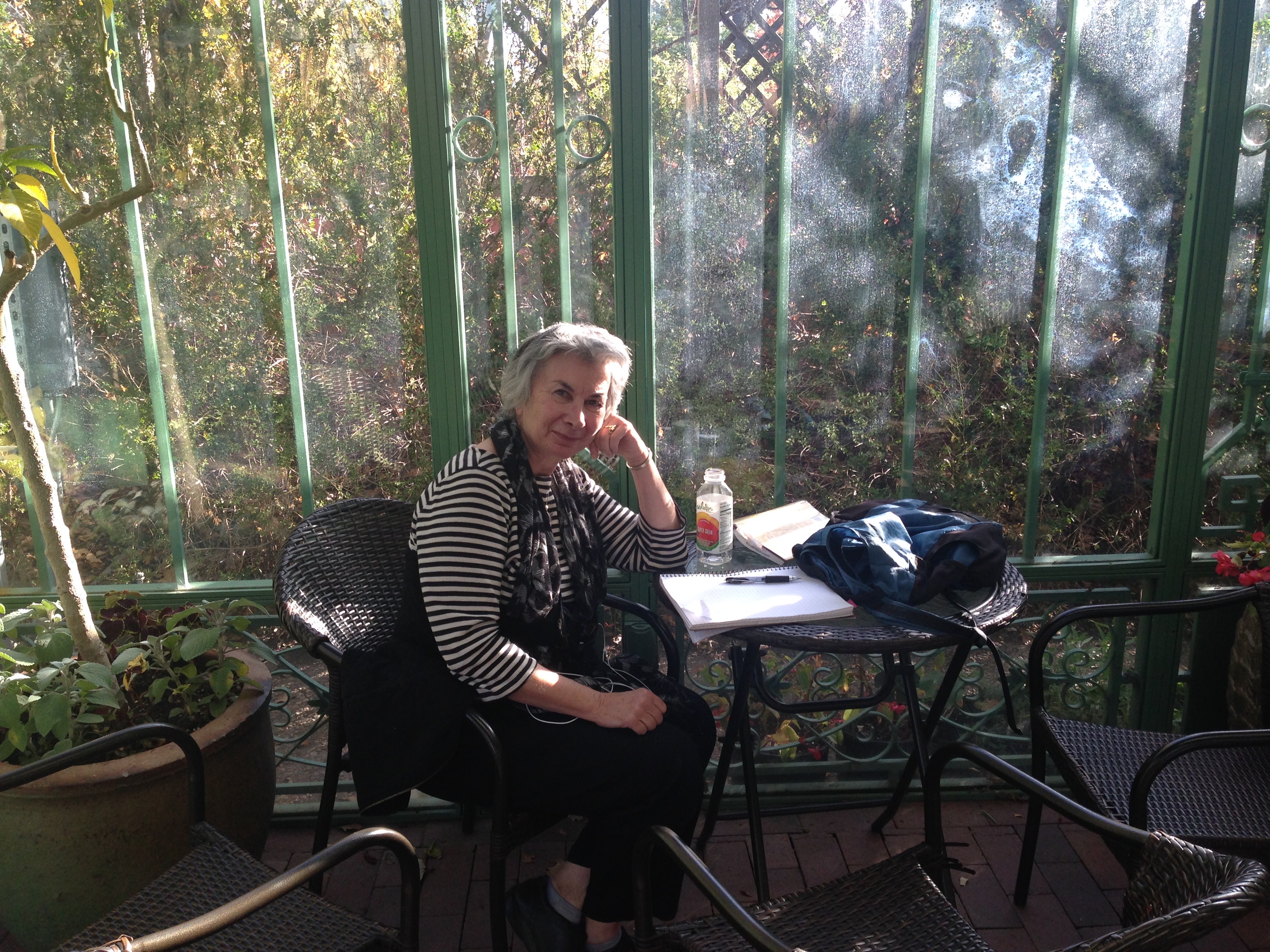 Dar at her Secret Garden Spot at the Denver Botanical Gardens, 2015